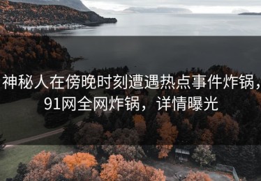 神秘人在傍晚时刻遭遇热点事件炸锅，91网全网炸锅，详情曝光