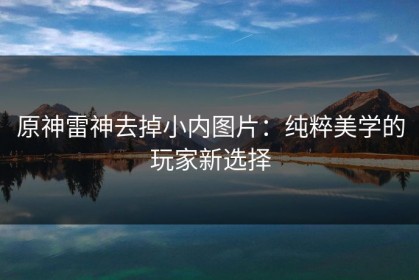 原神雷神去掉小内图片：纯粹美学的玩家新选择