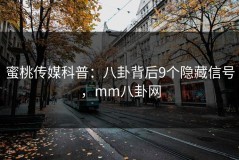 蜜桃传媒科普：八卦背后9个隐藏信号，mm八卦网