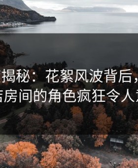 17c深度揭秘：花絮风波背后，明星在酒店房间的角色疯狂令人意外